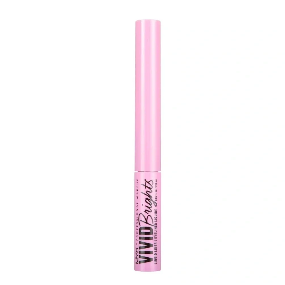 (2)-NYX PROFESSIONAL MAKEUP Vivid Brights Liquid Eyeliner Liner - LILAC & PINK